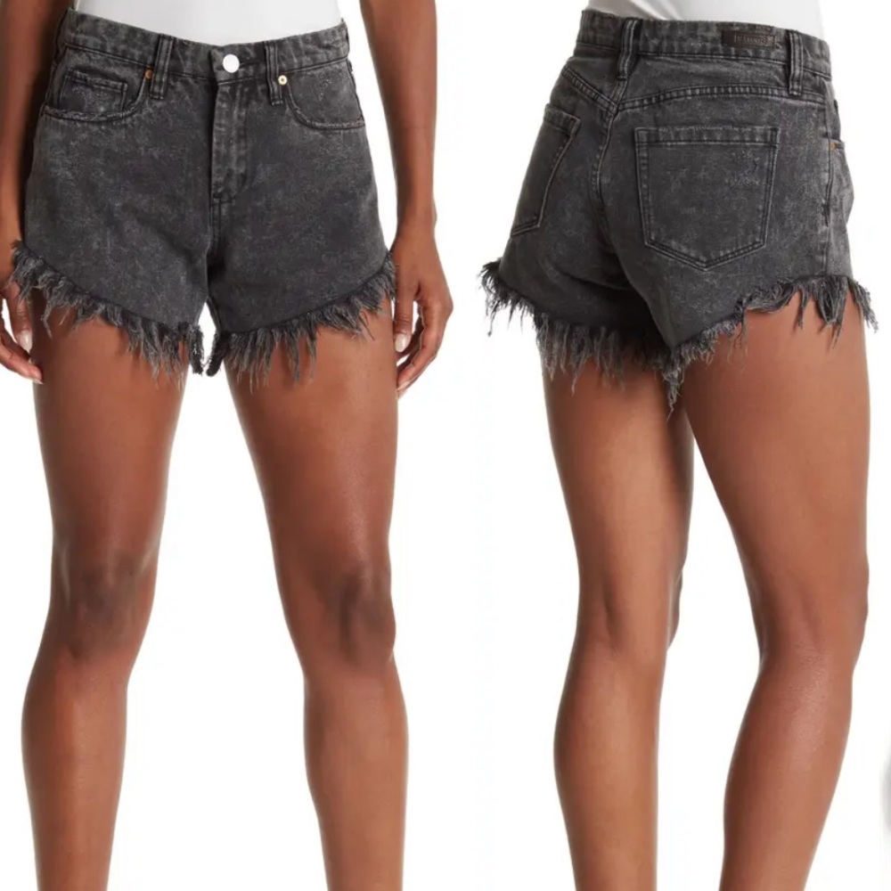 BLANK NYC Hi Rise Fray Cut Off Shorts